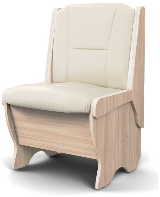 Скамья Лотос 550 ясень светлый/крем