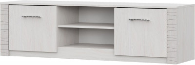 Гамма 20 Тумба для телевидеоаппаратуры (1600) Серия №4 Ясень анкор  светлый / Сандал светлый