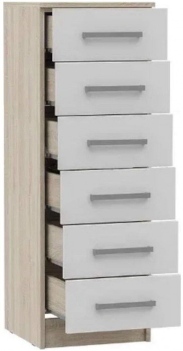 Мартина Комод 400 (Венге / Белый)