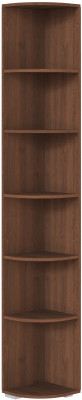 Ливорно Угловой стеллаж ЛШ-10 орех донской