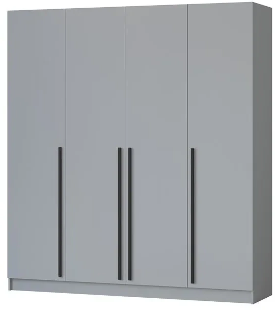 Шкаф Бастион 2000 с антресолью, Серая гавань