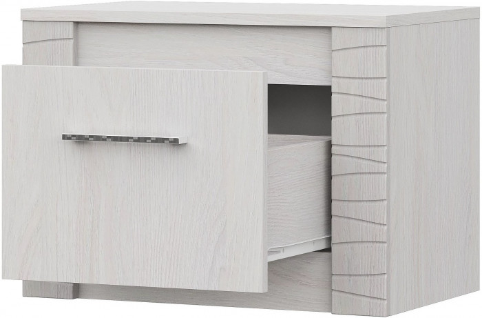 Гамма 20 Тумба прикроватная Серия №4 Ясень Анкор  светлый / Сандал светлый