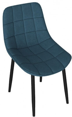 BOSTON Стул (Белый муар/Велюр V005 светло-бежевый)