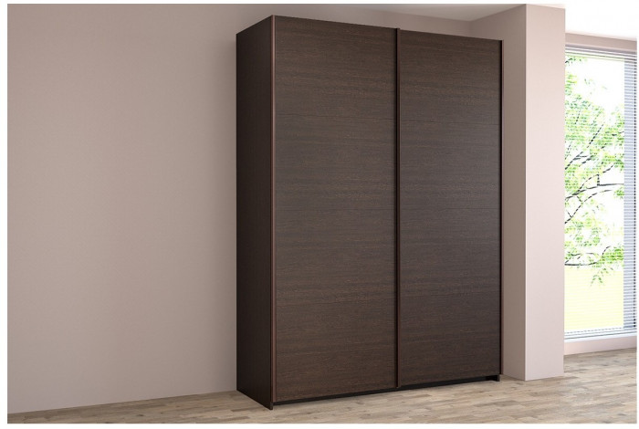 Шкаф-купе Иннэс-5 1400 Ф1/Ф1, Бодега белая