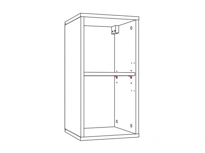 НМ 014.53-02 Шкаф Summit / ясень анкор тёмный / графит софт