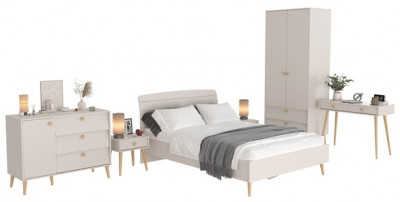 Афина Спальня 01-1400, кашемир серый