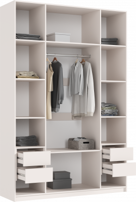 Марвэл Шкаф 4-х створчатый 1600, Кашемир, Кашемир