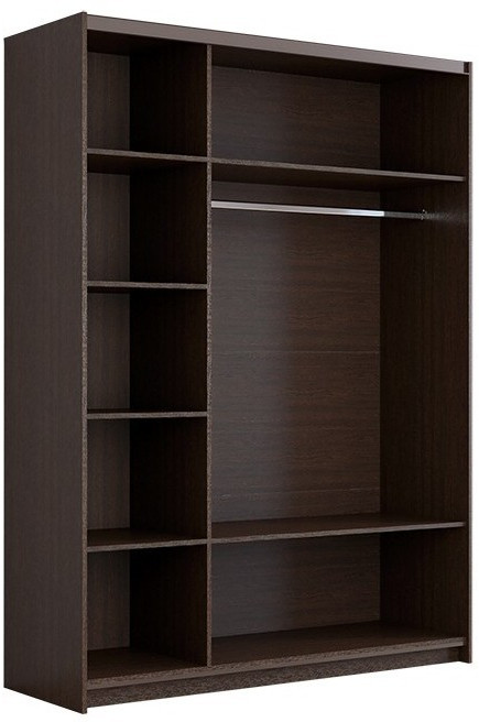 Шкаф-купе Иннэс-5 1400 Ф4/Ф4, Белый глянец