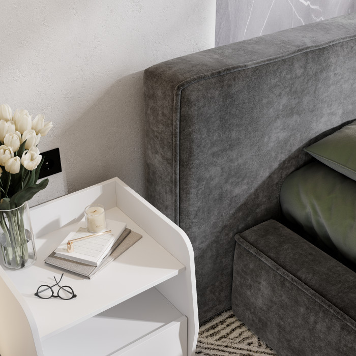 Кровать с подъемным механизмом Релакс КР-20 (1,6м), Грифельный