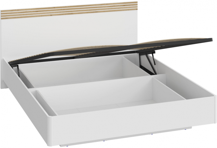 Модульная спальня Нао, набор №6, Белый/Профиль МДФ Дуб вотан