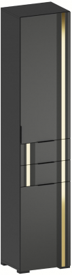 Модульная Прихожая Эмэ, набор №7, Графит/Графит золото, Simple 27