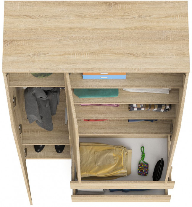 Мори Шкаф МШ1200.1, дуб сонома