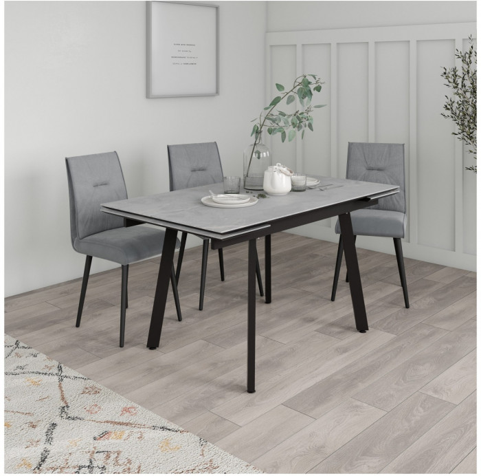 Стол обеденный раздвижной Герцог, Серый