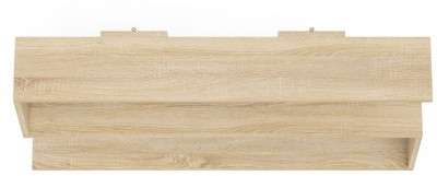 Мори Полка 1200, цвет дуб сонома, ШхГхВ 120х21х64,8 см., универсальная сборка