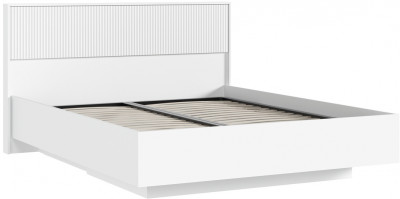 Кровать парящая с ортопед. основанием Марвэл 1,6м с подсветкой, Белый/Браш вайт
