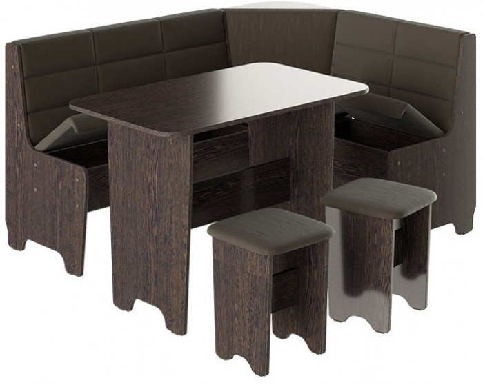 Техас Кухонный уголок Исп.2 (Дуб Сонома трюфель/Кашемир коричневый)