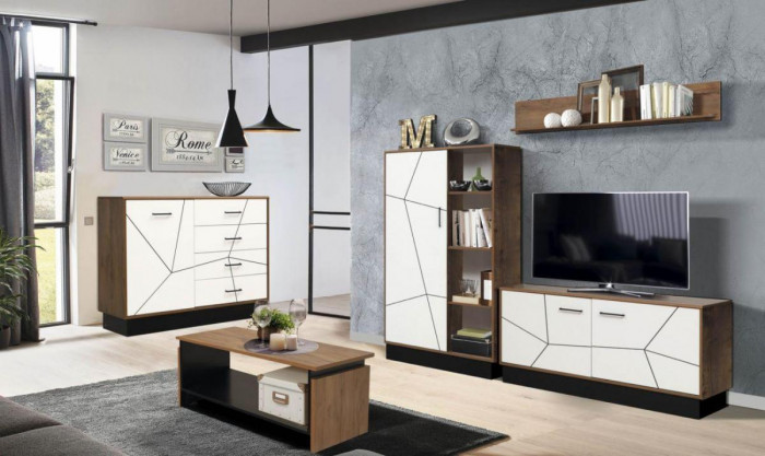 Комод Гамма 54.08 Белый/Таксония