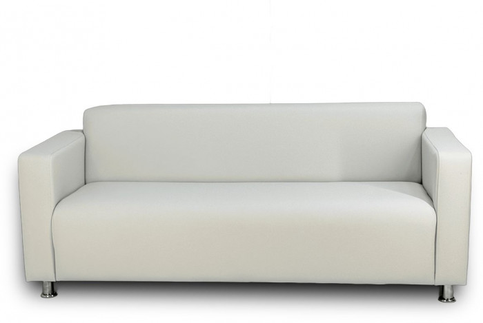 Диван прямой Томи, 180 см, экокожа, белый