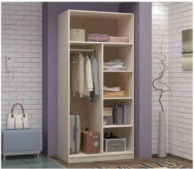 Шкаф №2 2х створчатый (Ясень шимо светлый)