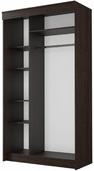 Эко Шкаф-купе (Вотан / Белый гладкий)