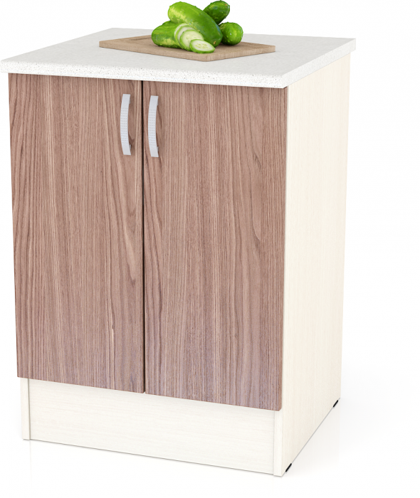 Кухня Мери ШН600 Стол 60 см., дуб/ясень шимо тёмный