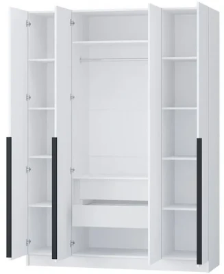 Шкаф Авангард 1600, Белый древесный