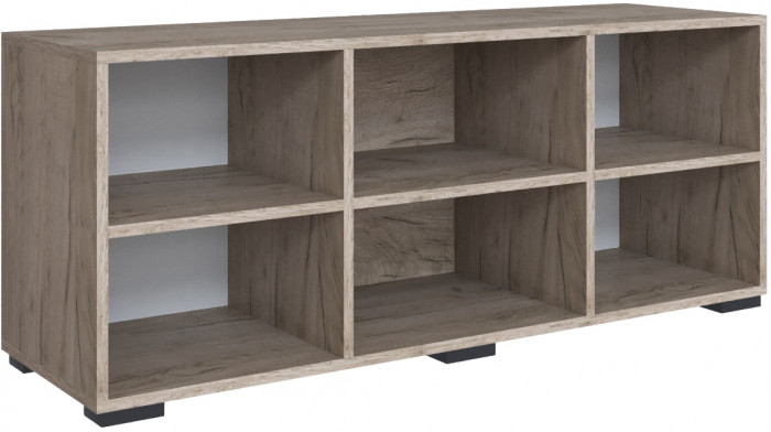 Тумба ТВ Дублин, Дуб крафт золотой/Цемент