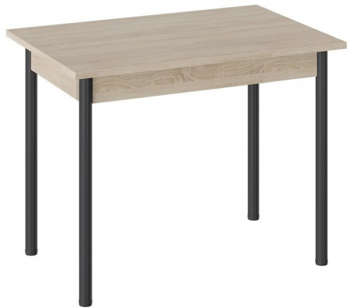 Родос Тип 1 стол с опорой d40 (Белый муар/Белый)