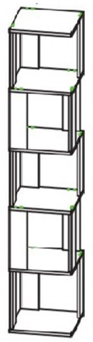 Стеллаж Бодега темный