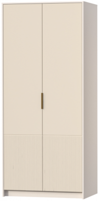 Шкаф 2-х створчатый Кэт-3, Кашемир/Тирамису матовый