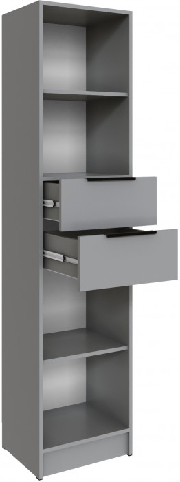 Шкаф Мадрид (0,45), Камень серый