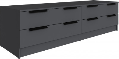 Тумба ТВ Мадрид №1 (1,8), Графит серый
