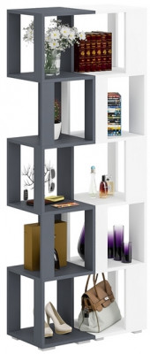 Стеллаж СВК 2 шт., графит/белый