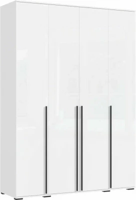 Норд Композиция Шкафов (прямые + угловые), Белый глянец/белый