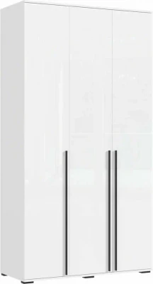 Норд Композиция Шкафов (прямые + угловые), Белый глянец/белый
