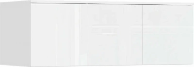 Норд Композиция Шкафов (прямые + угловые), Белый глянец/белый