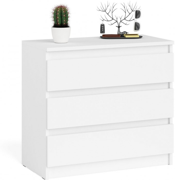 Мори Комод МК800.1, цвет белый, ШхГхВ 80,4х41х73 см.