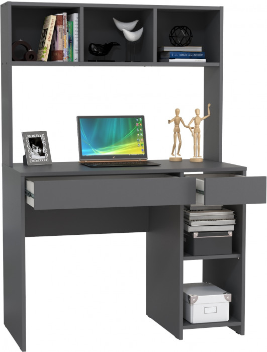 компьютерный стол Комфорт 12.77F, тёмно-серый