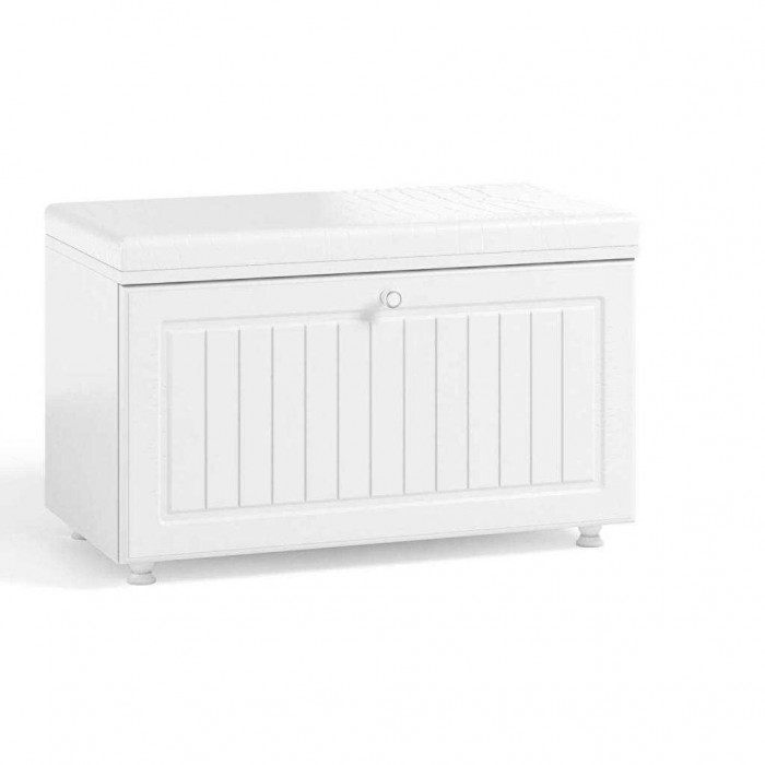 Тумба под обувь (ш.800) Монако МН-22 белое дерево