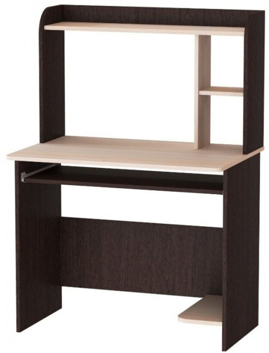 Компьютерный стол Грета-2 венге/дуб молочный