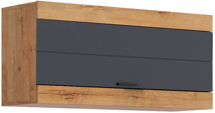 Прага Модульная Гостиная, вариант №4, Дуб Вотан/Графит