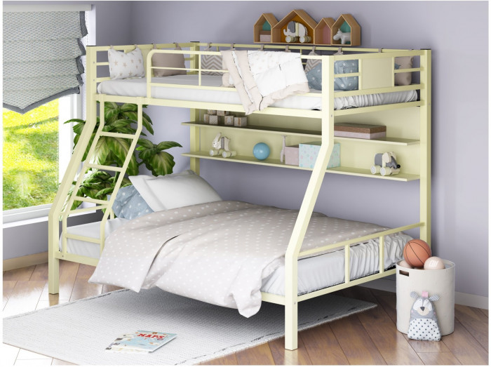 Двухъярусная кровать Гранада-1П (Коричневый, Венге)