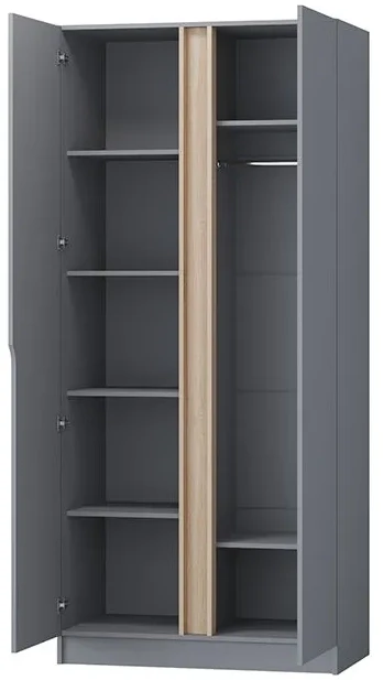 Гермес Шкаф 1000, Графит