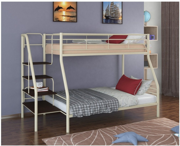 Двухъярусная кровать Толедо-1 (Черный)