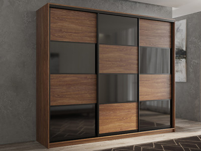 Шкаф-купе Кааппи 13 Морское Дерево Винтаж 180х45х230 см