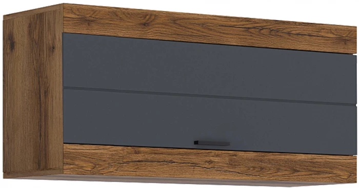 Прага Модульная Гостиная, вариант №4, Дуб Делано/Графит