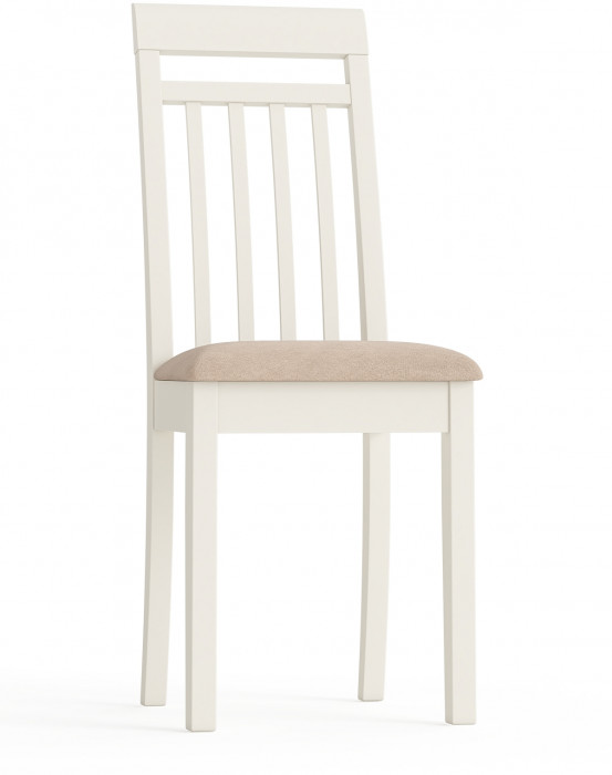 Стул Мебель--24 разборный Гольф-11, цвет слоновая кость, обивка ткань велюр бежевый 05, ШхГхВ 40х40х100 см., от пола до верха сиденья 47 см.