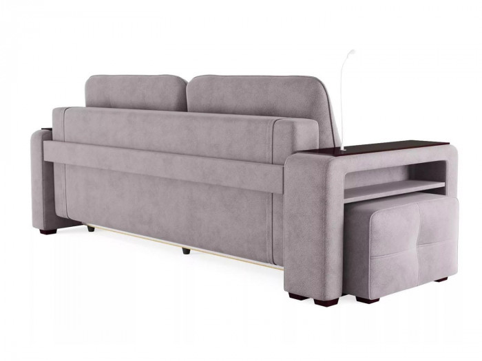 Диван Smart 4 пуф слева Б4-3т-Б3 СК Велюр Кашемир 890