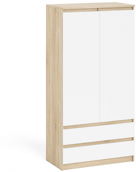 Мори Шкаф МШ900.1, дуб сонома/белый