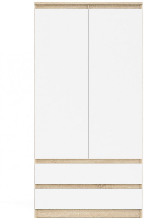 Мори Шкаф МШ900.1, дуб сонома/белый